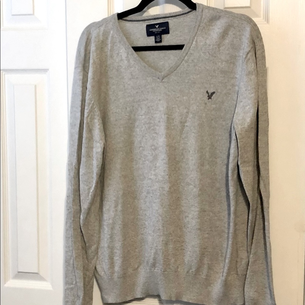 Two (2) American Eagle V-Neck Sweaters Size Large